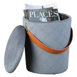 MID.YOU Hocker Nevis-506 pastellblau Hot