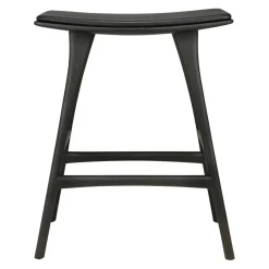 Ethnicraft Hocker Osso schwarz New