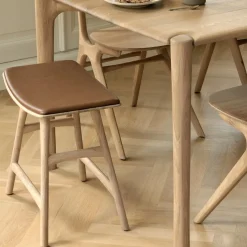 Ethnicraft Hocker Osso braun Best