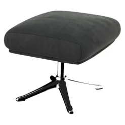 FLEXLUX Hocker Sini Kat. 2, Super Velvet 2376 Silver Grey Best