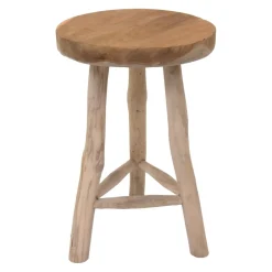 Van der Leeden Hocker Teak braun New