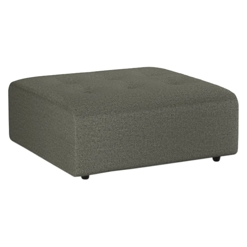 HKliving Hocker Vint grüngrau New
