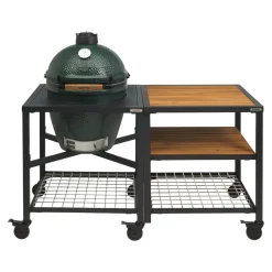 Big Green Egg Holzkohlegrill Large BBQ dunkelgrün Best