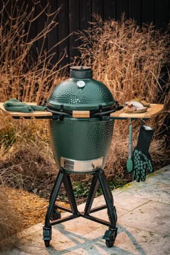 Big Green Egg Holzkohlegrill Medium BBQ dunkelgrün Clearance