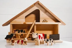 TRAUFFER Holzspielzeug Farm braun, fichtefarbig Hot