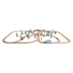 LITTLE DUTCH Holzspielzeug Little Farm buchefarbig, multicolor Hot