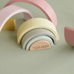 LITTLE DUTCH Holzspielzeug Rainbow rosa Discount