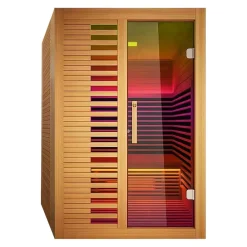 Sonnenkönig Infrarotsauna Cleveland hellbraun Discount
