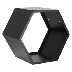 Nouvel Kaminholzregal Honeycomb schwarz