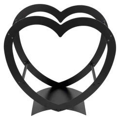 Nouvel Kaminholzregal Valentino schwarz Outlet