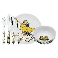 WMF Kinder Geschirr-Set Minions multicolor, silber Clearance