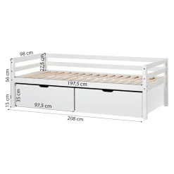 Hoppekids Kinderbett Eco Dream weiss Discount