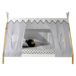 MID.YOU Kinderbett Tipi eichefarbig, weiss Sale