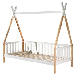 MID.YOU Kinderbett Tipi weiss Discount