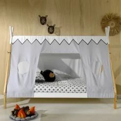 MID.YOU Kinderbett Tipi weiss Discount