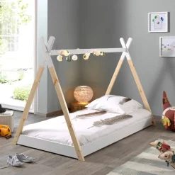 JAXX Kinderbett Tipi kieferfarbig, weiss Sale