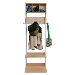 Duck Woodworks Kindergarderobe Dubna weiss Discount