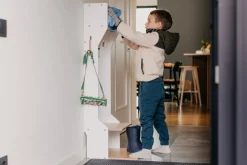Duck Woodworks Kindergarderobe Dubna weiss Discount