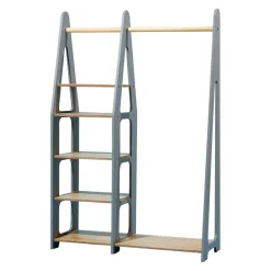 Duck Woodworks Kinderkleiderschrank Misa grau Hot
