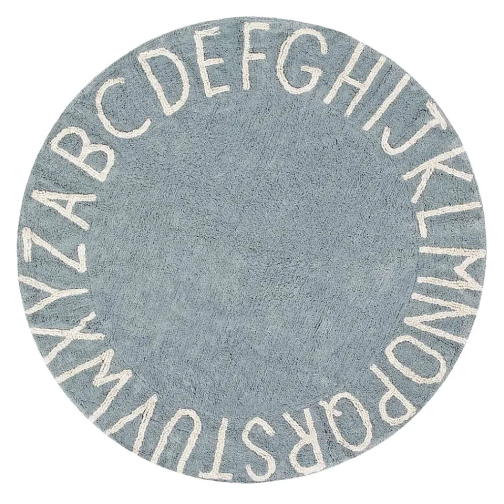 LORENA CANALS Kinderteppich ABC blau Sale