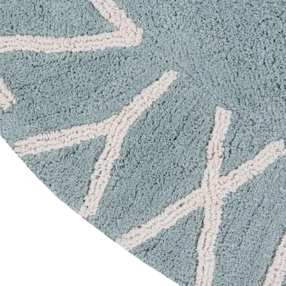 LORENA CANALS Kinderteppich ABC blau Sale