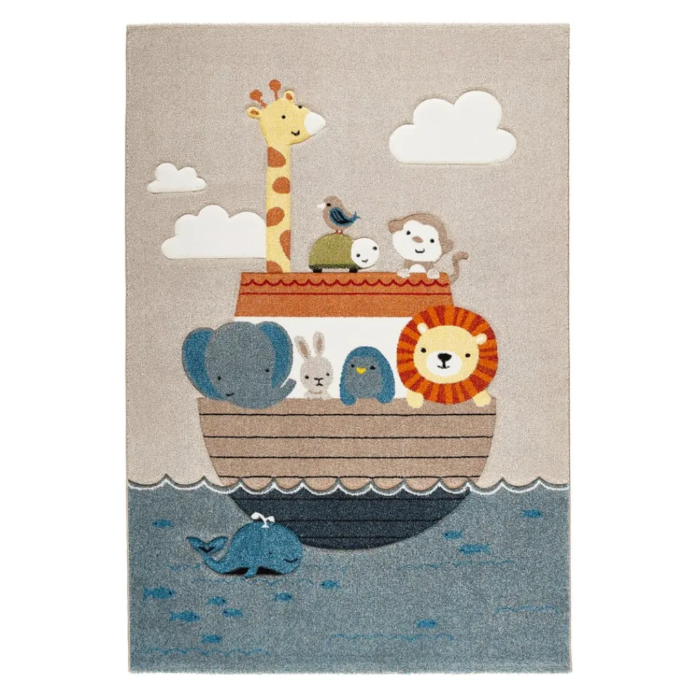 Ben'n'jen Kinderteppich Arche Noah bunt New