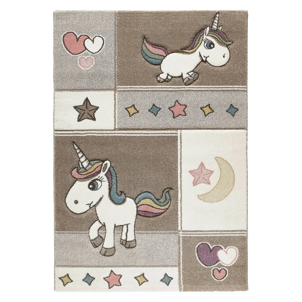 Ben'n'jen Kinderteppich Einhorn bunt Outlet