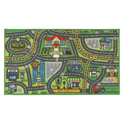 Ben'n'jen Kinderteppich Little Town bunt New