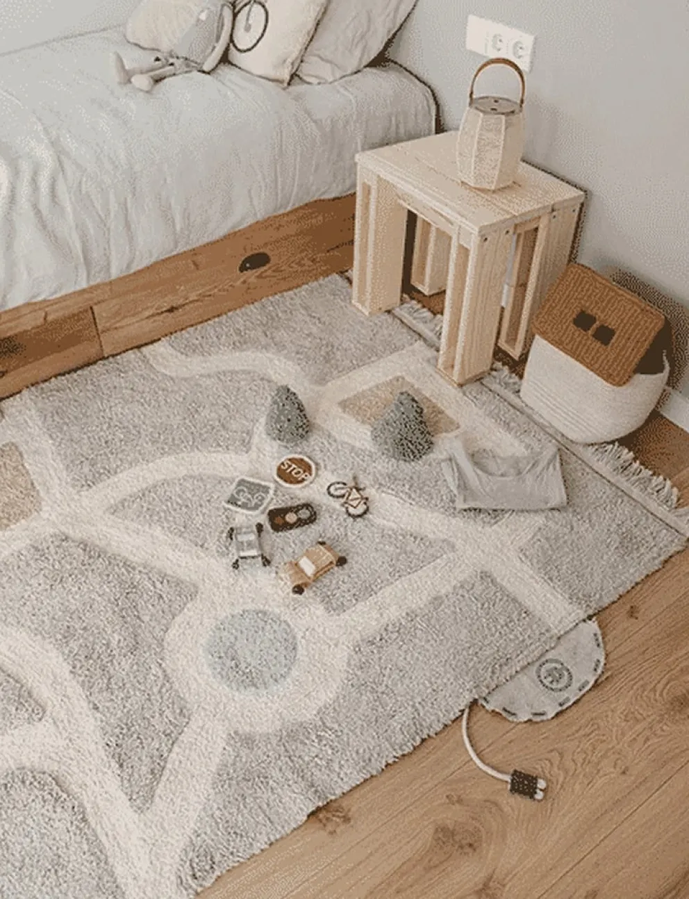 LORENA CANALS Kinderteppich Stone grau Online