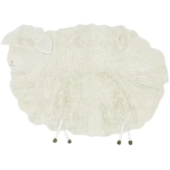 LORENA CANALS Kinderteppich Tierfreunde weiss