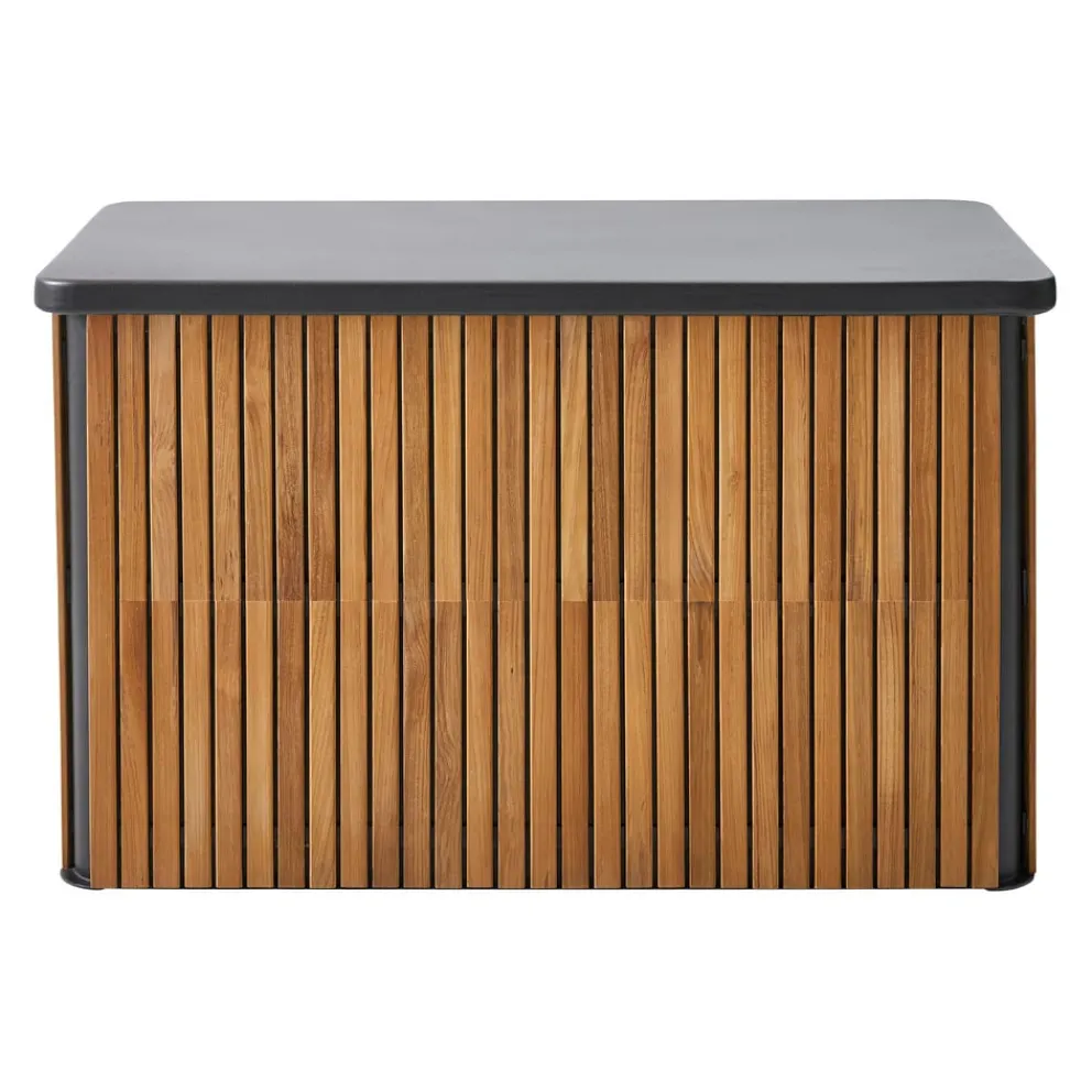 Cane-line Kissenbox Combine lava grey, teakfarbig Outlet