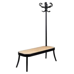 GebrĂŒder Thonet Vienna KleiderstĂ€nder Coat Rack Bench SCHICHTHOLZ / C01 Nero 9005 Hot