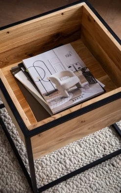 MID.YOU Klubtisch Akazie braun Outlet