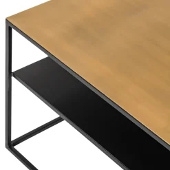 Johann Jakob Klubtisch Almeria messing Outlet