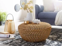 MID.YOU Klubtisch Alu gold Clearance