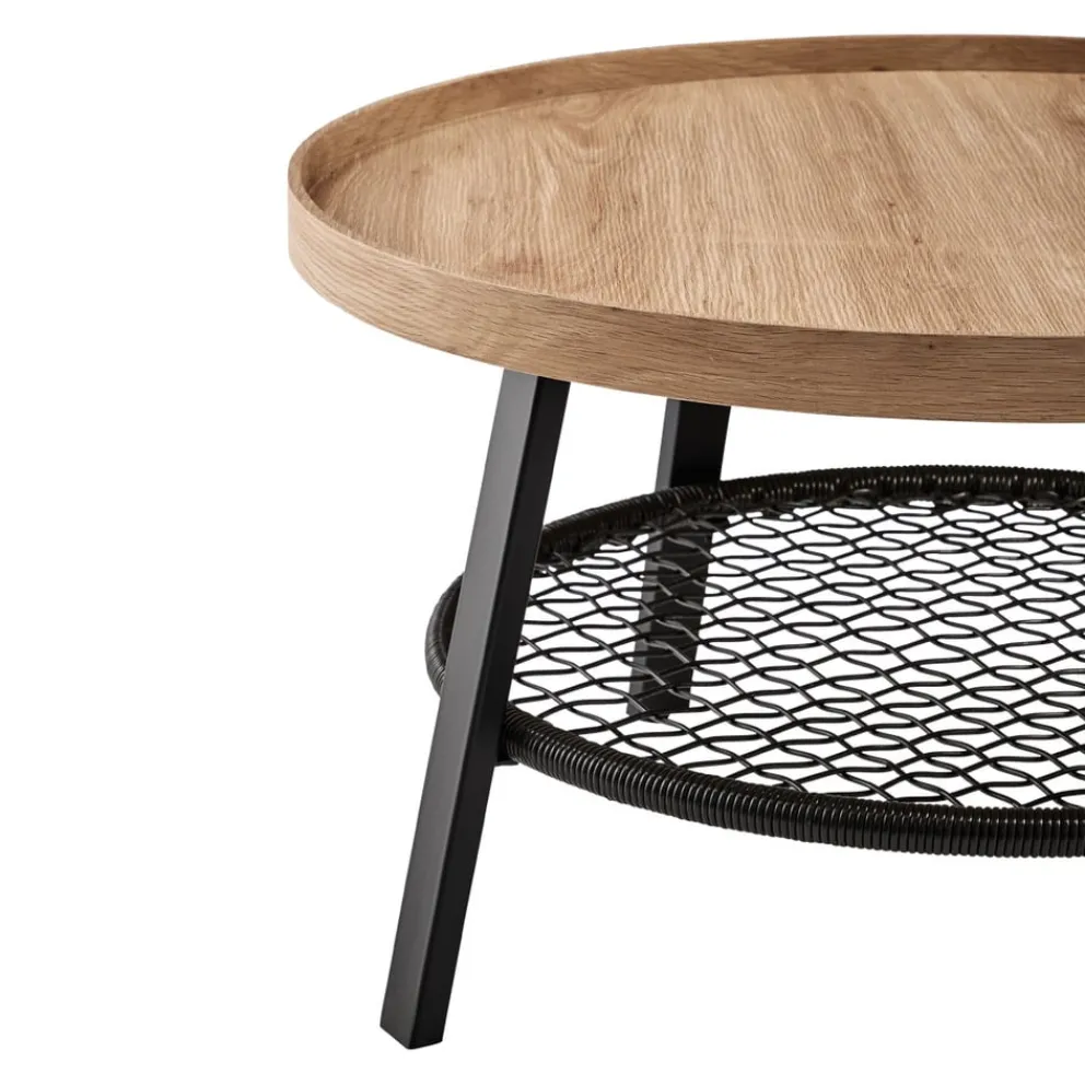 Johann Jakob Klubtisch Bruno eichefarbig Outlet