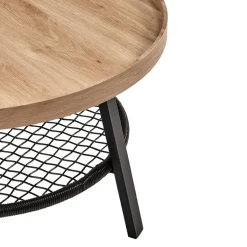 Johann Jakob Klubtisch Bruno eichefarbig Outlet