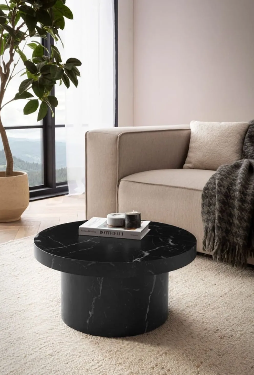 MID.YOU Klubtisch Design schwarz Outlet