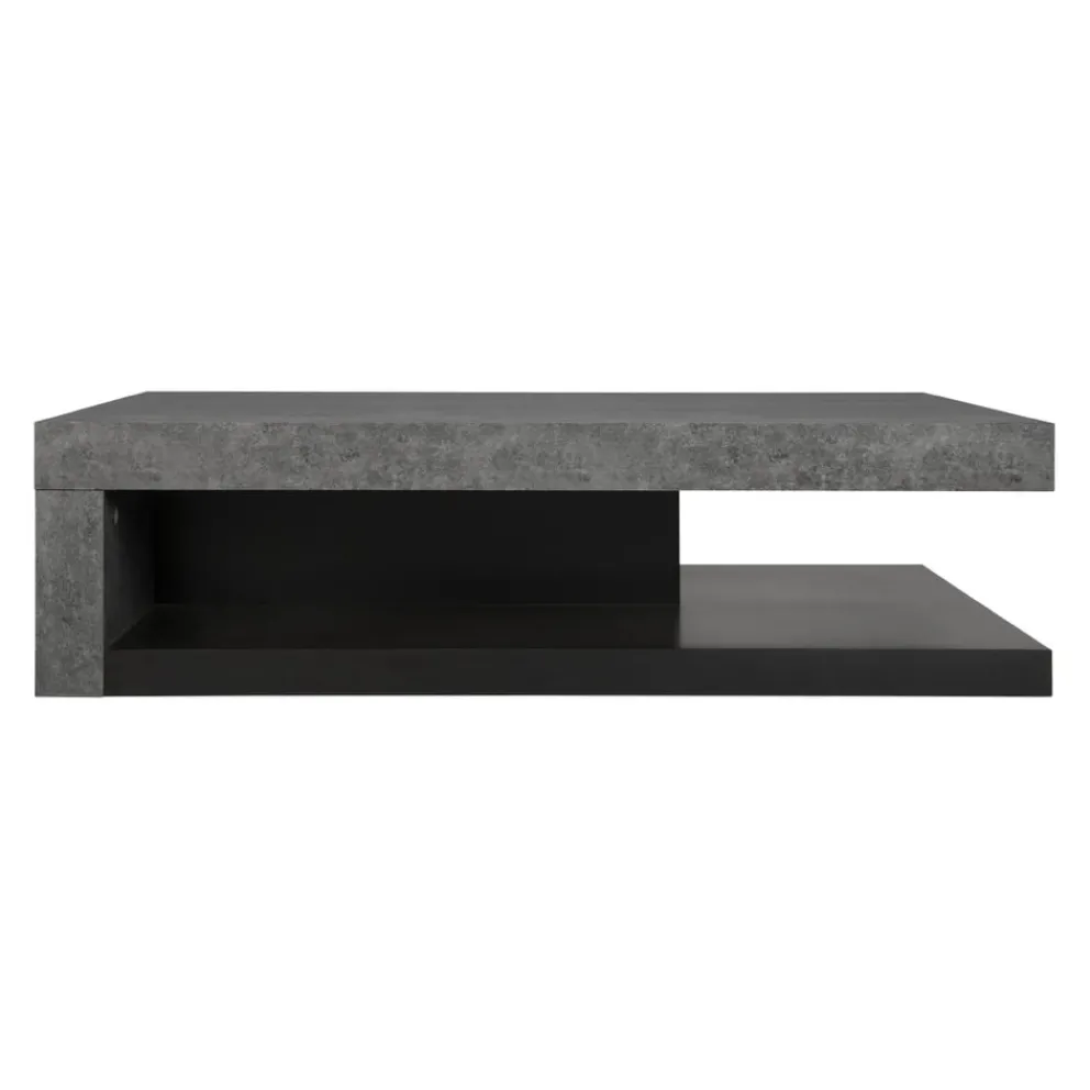 Temahome Klubtisch Detroit betongrau, schwarz Discount