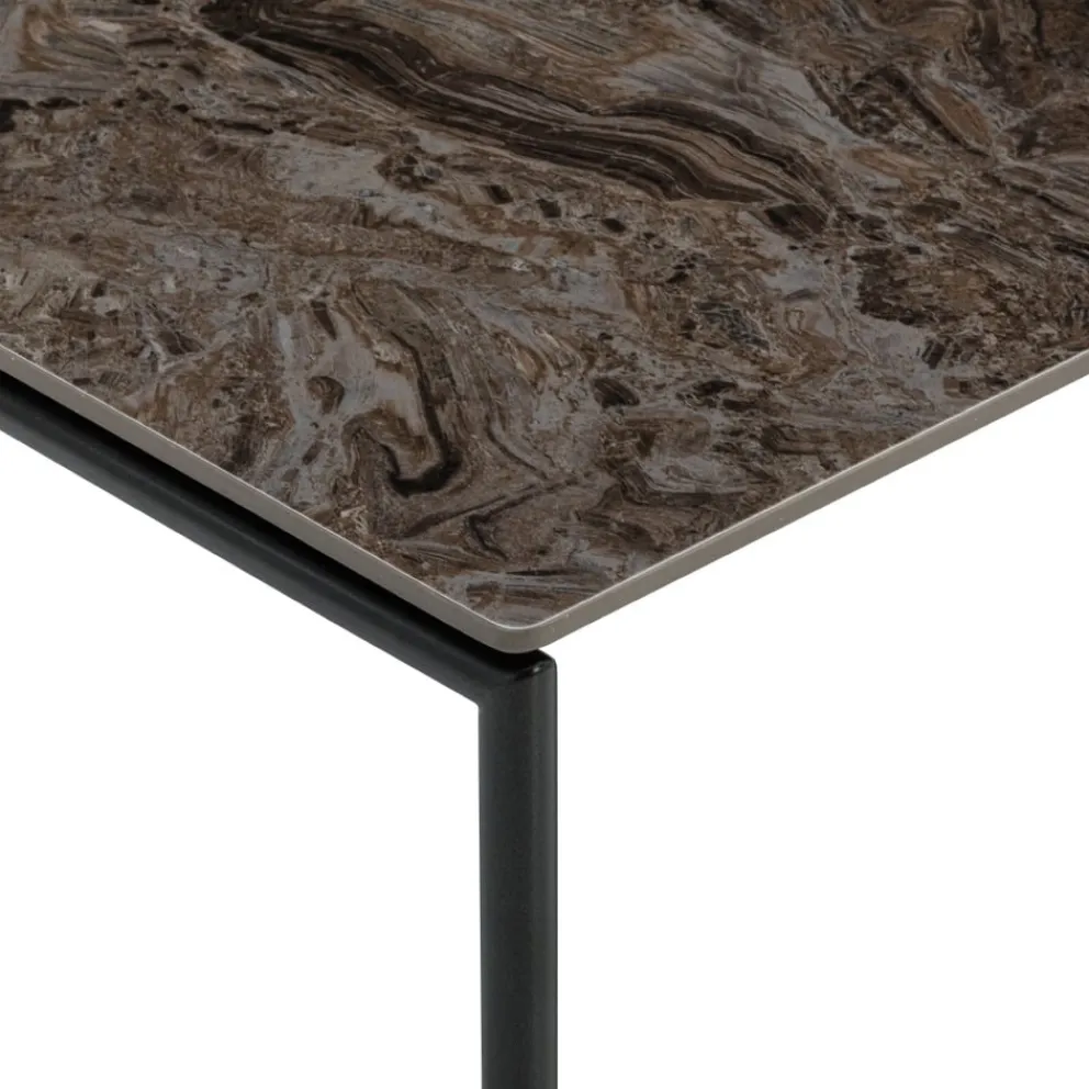 Edition Klubtisch Fortuna Ceramic 2, Gloss Frappucino