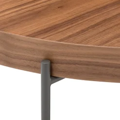 Novamobili Klubtisch Globe nussbaumfarbig Clearance