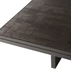 Ethnicraft Klubtisch Grooves dunkelbraun Sale