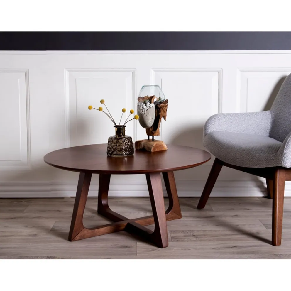 Johann Jakob Klubtisch Hellerup walnuss Discount
