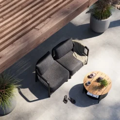 SACKit Klubtisch Patio schwarz Clearance