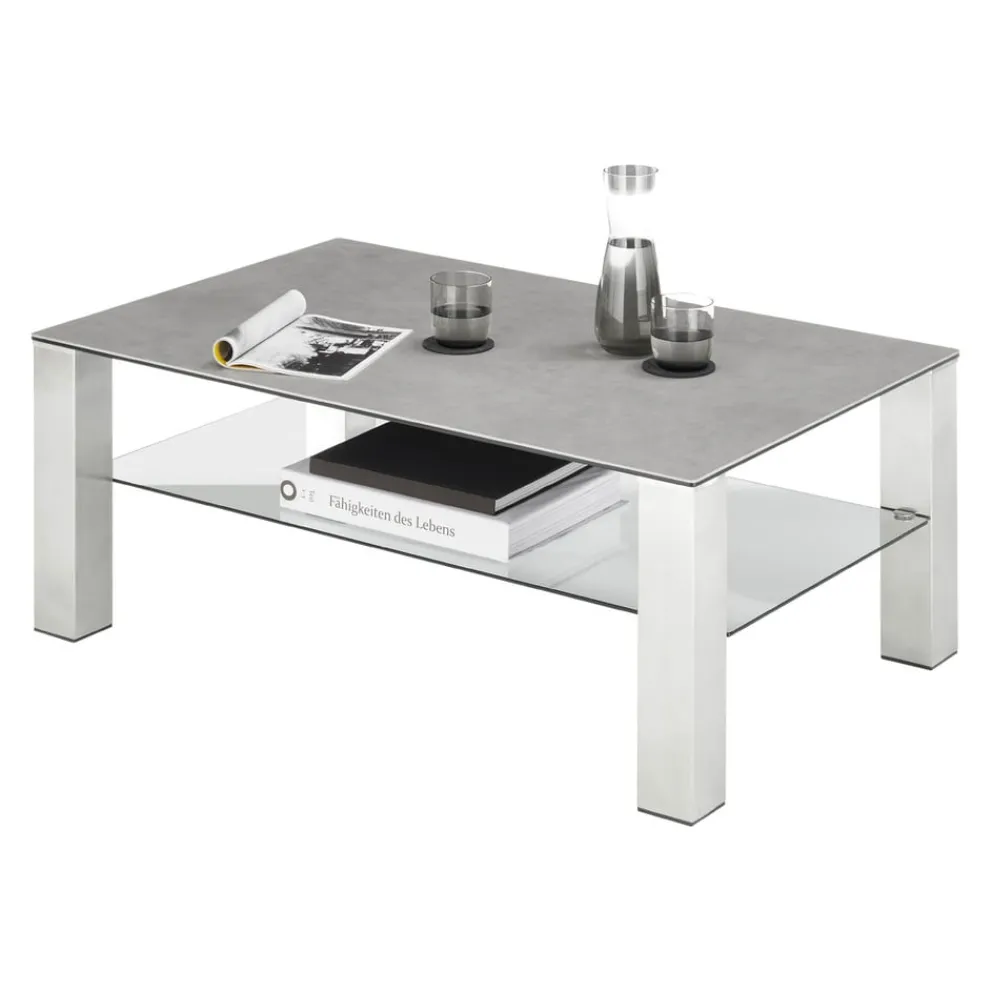 Johann Jakob Klubtisch Puno grau New