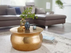 MID.YOU Klubtisch Rund gold Discount