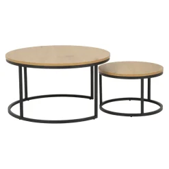 Johann Jakob Klubtisch Spiro wildeichefarbig Discount