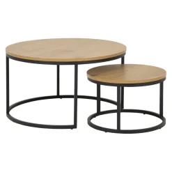Johann Jakob Klubtisch Spiro wildeichefarbig Discount