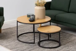 Johann Jakob Klubtisch Spiro wildeichefarbig Discount