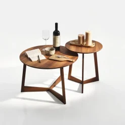 seetalswiss Klubtisch Tabletime nussbaumfarbig Hot